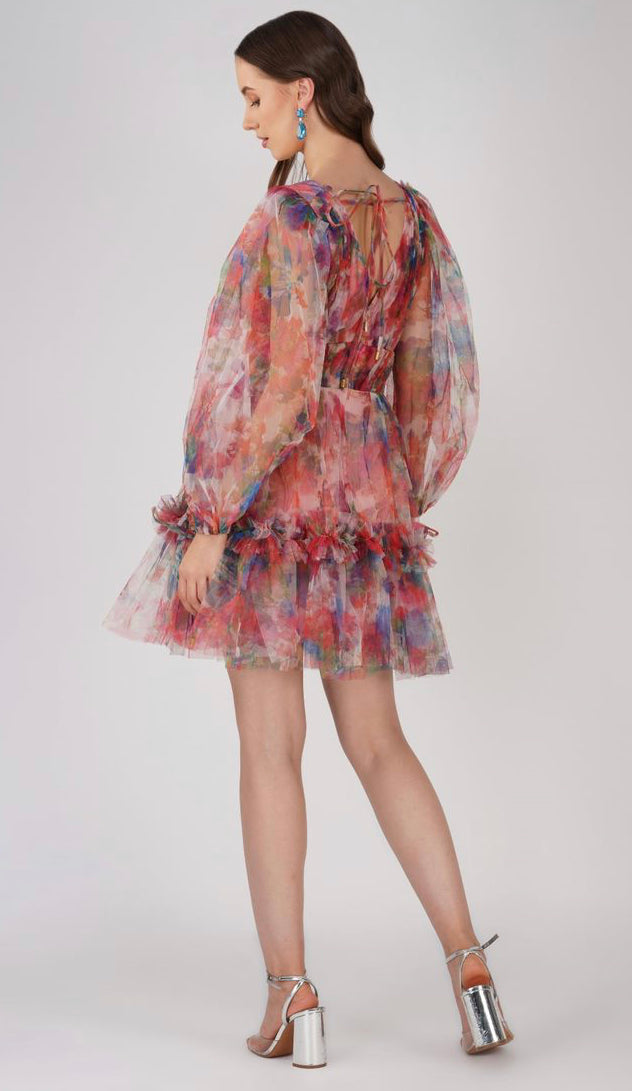 Gracelyn Mini Dress in Floral Print