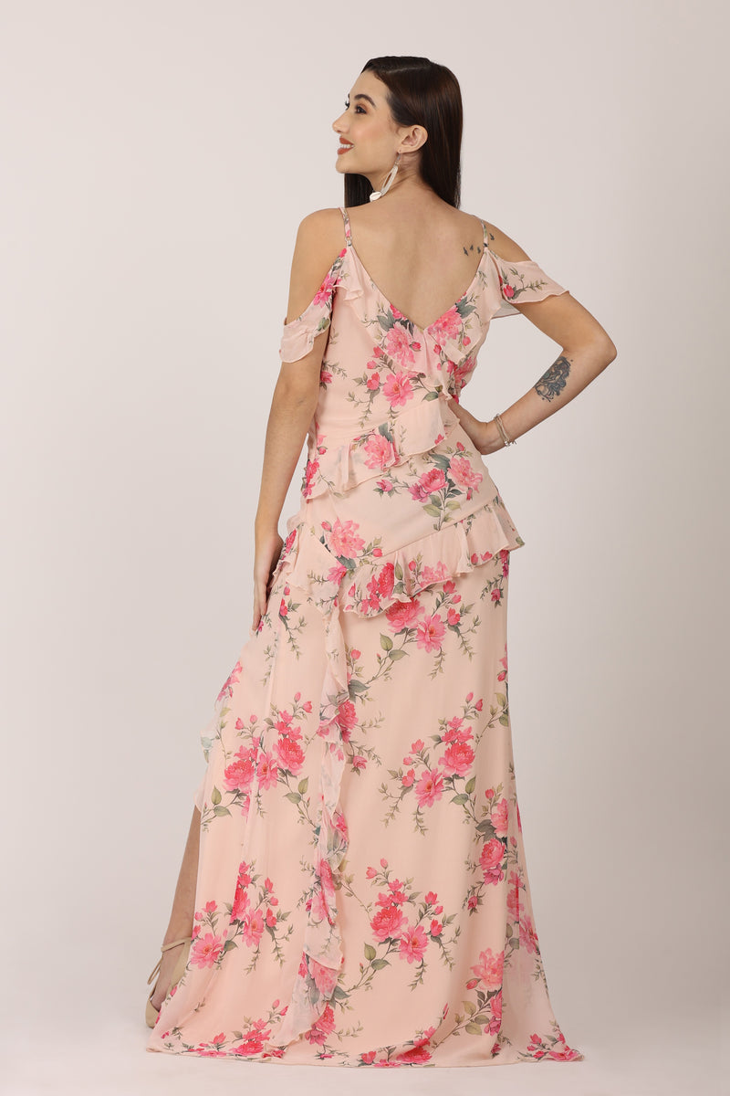 Leighton Maxi Dress in Floral Print