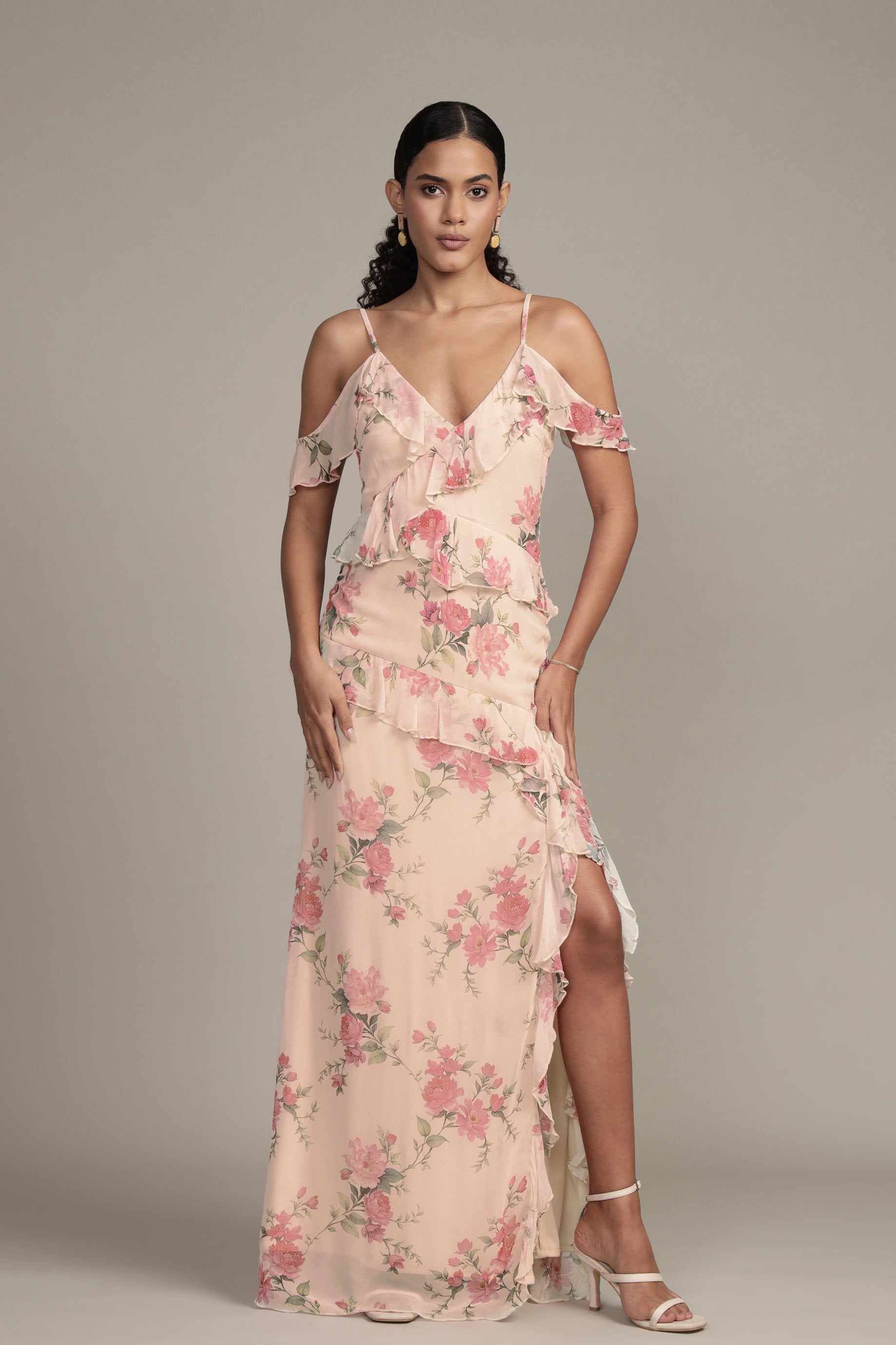 Leighton Maxi Dress in Floral Print