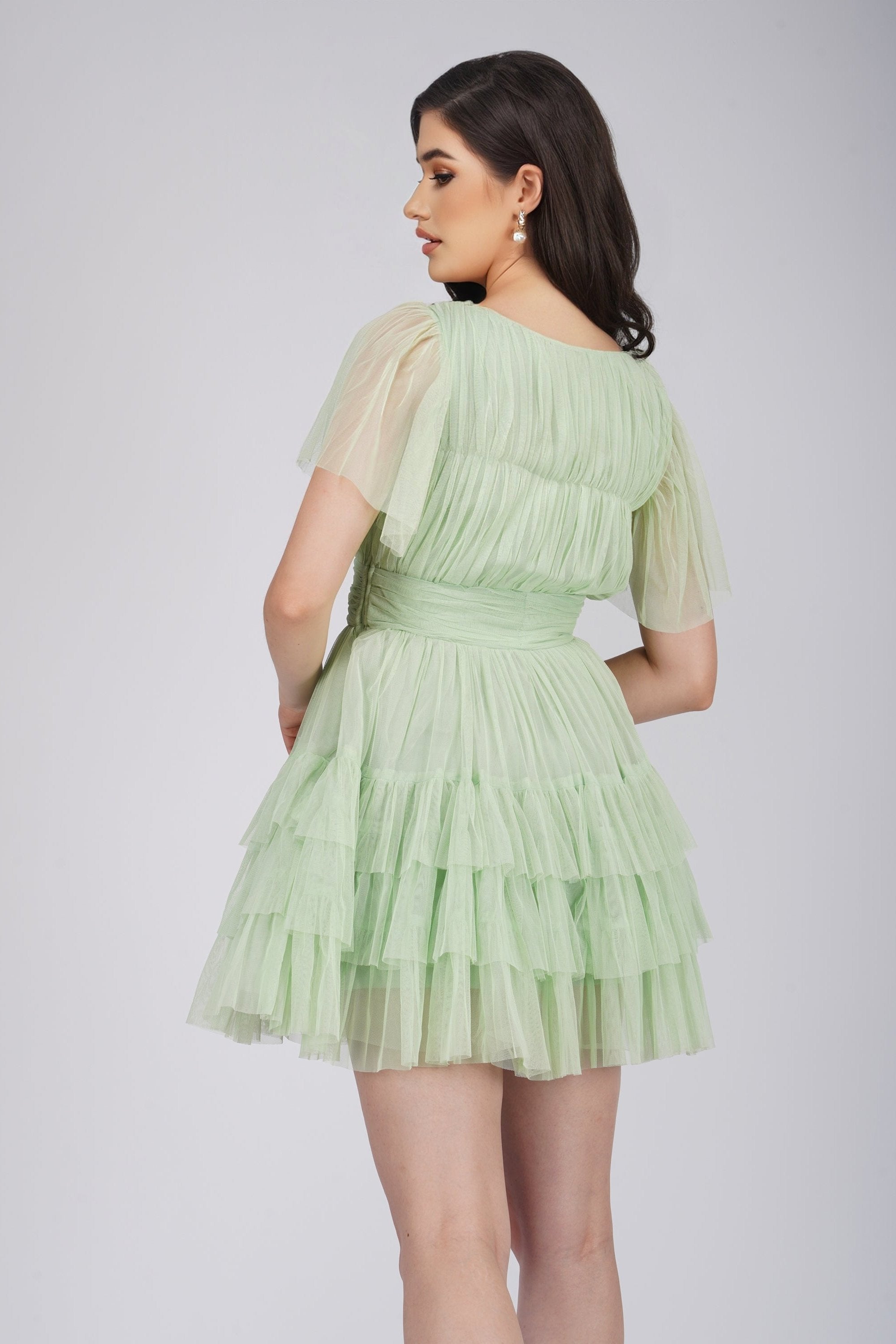 sage-green-tulle-mini-dress