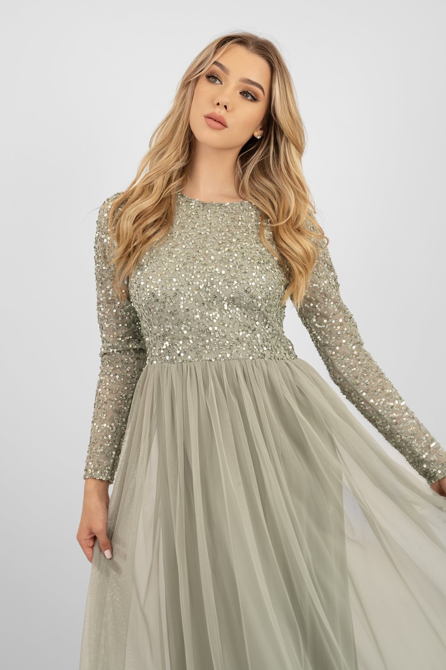 sage-green-long-sleeve-bridesmaid-dress