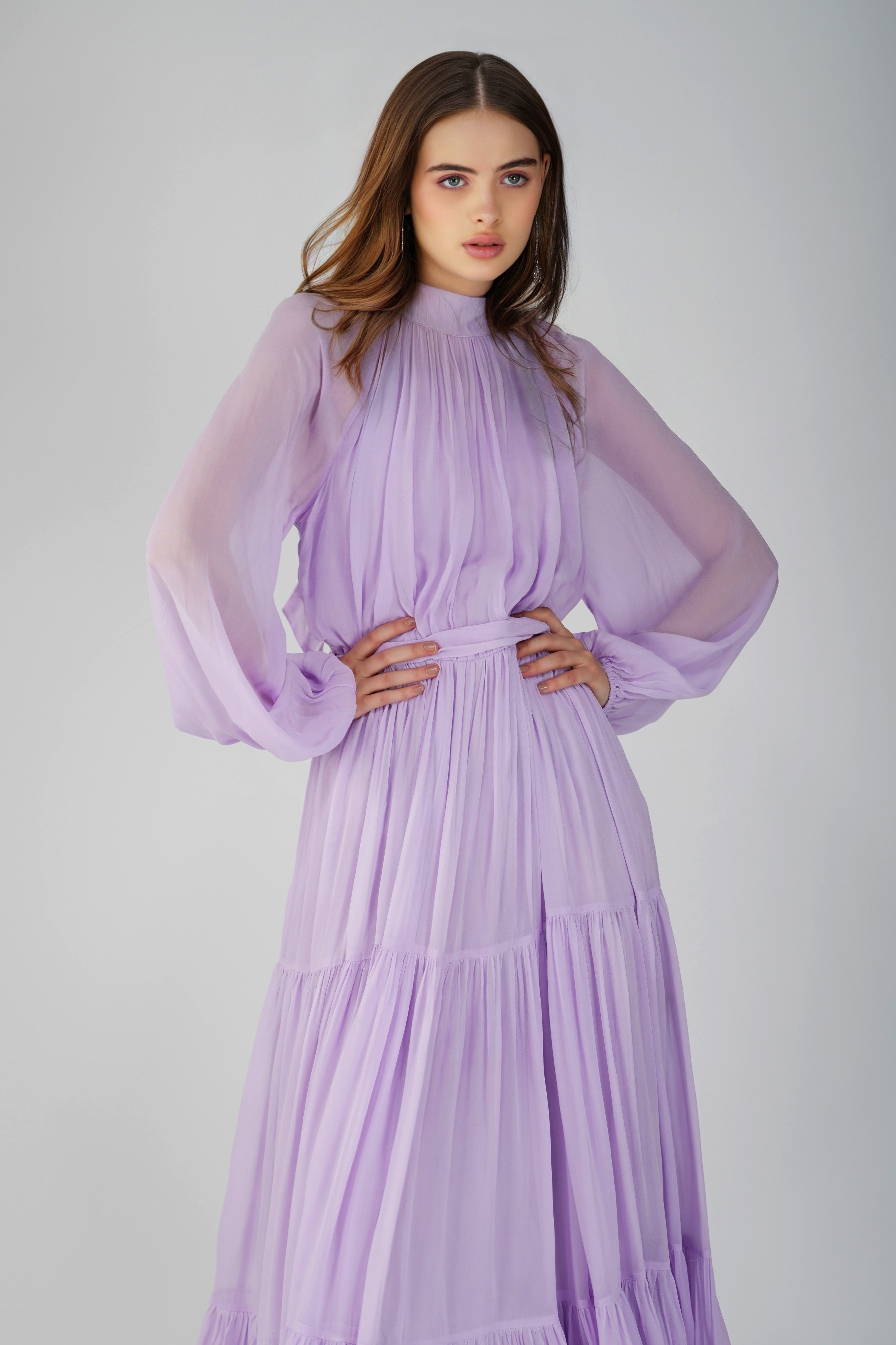 Rosetta Maxi Dress in Lilac