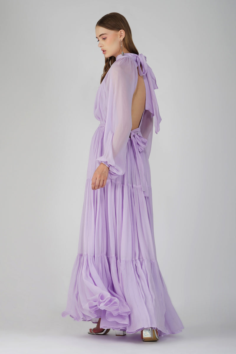 Rosetta Maxi Dress in Lilac