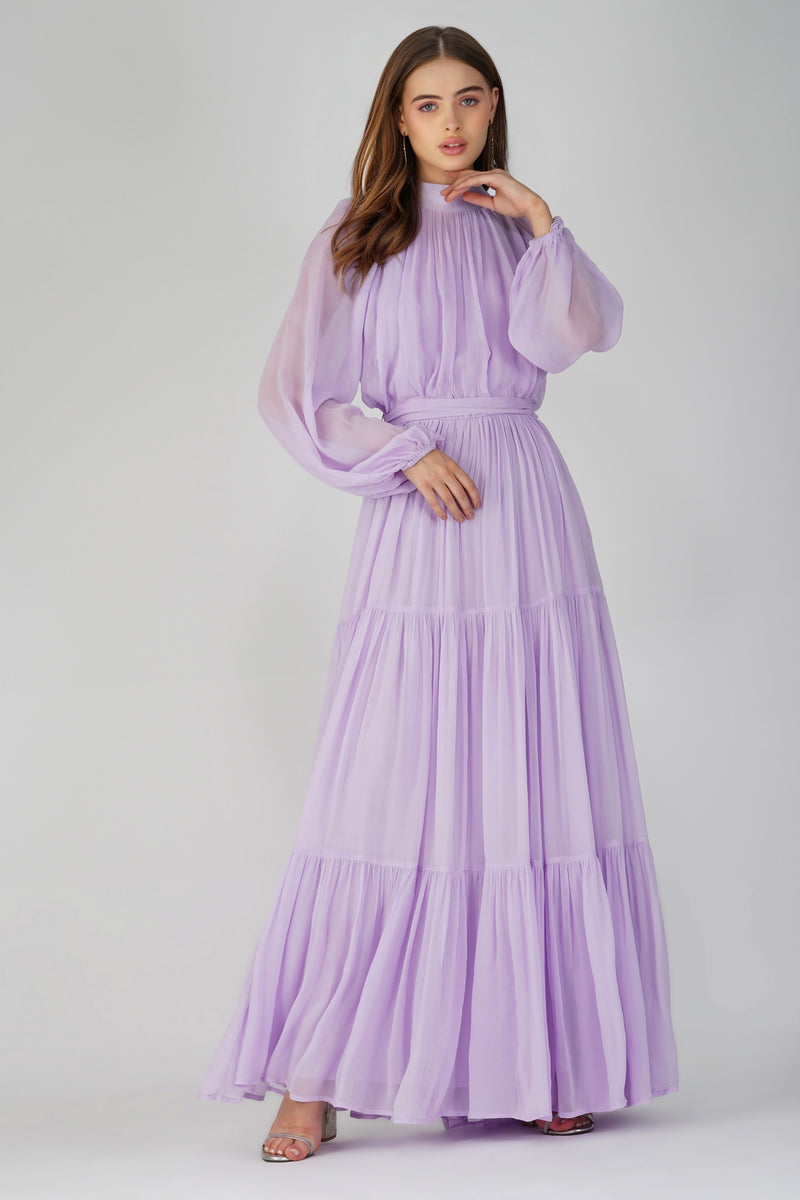 Rosetta Maxi Dress in Lilac