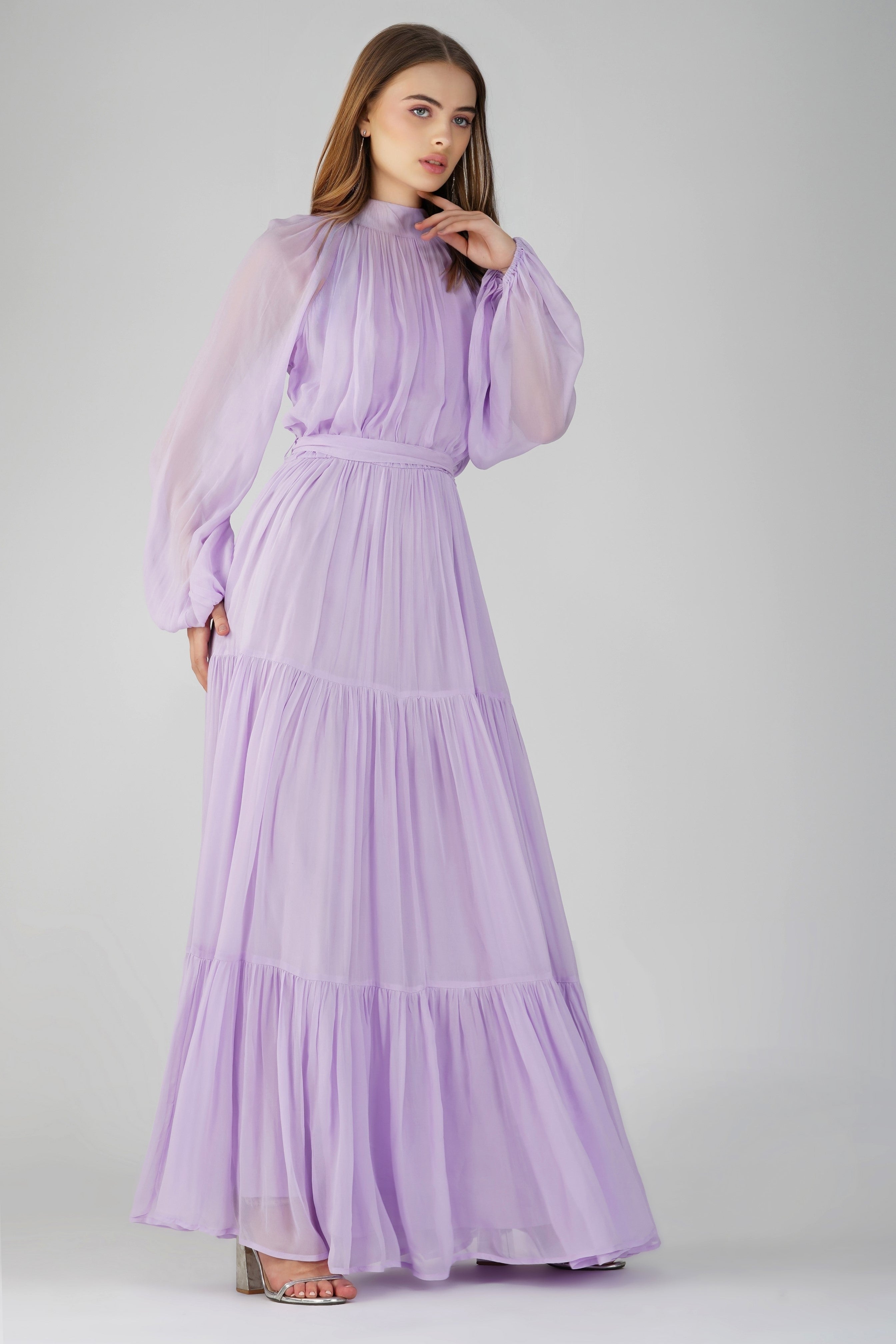 Rosetta Maxi Dress in Lilac