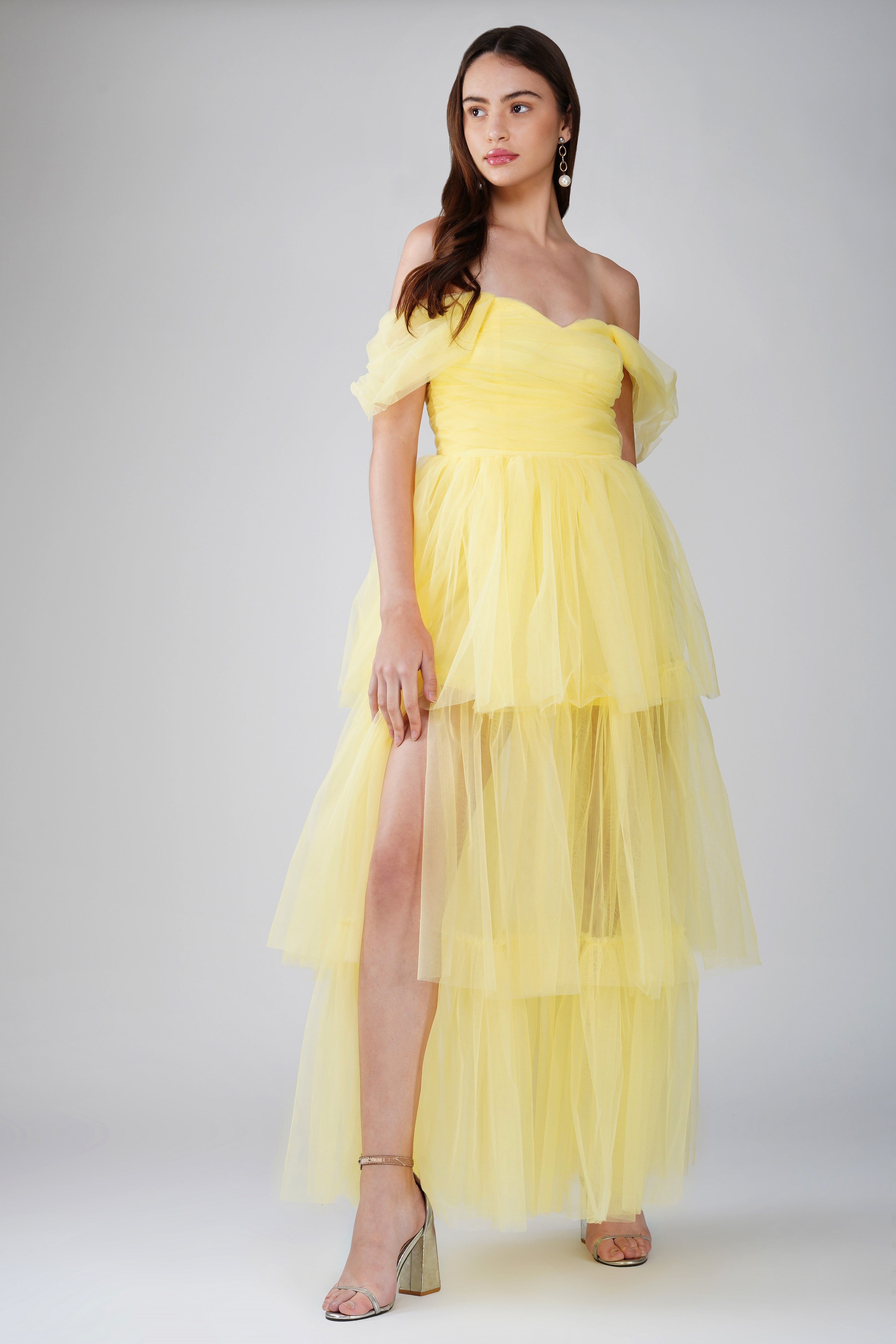 Sydney Maxi Dress in Yellow