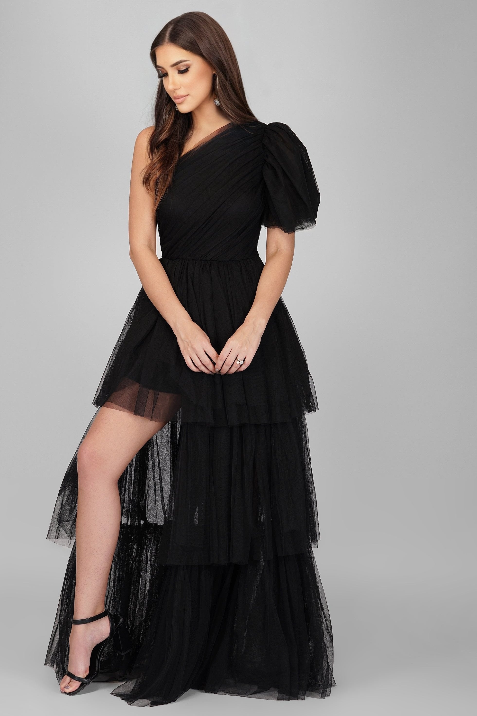 Hotsell W By Worth Black Tulle McKenna Dress size 8- NWT