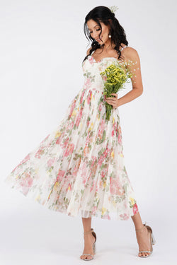 Sakino | Floral Bustier Dress