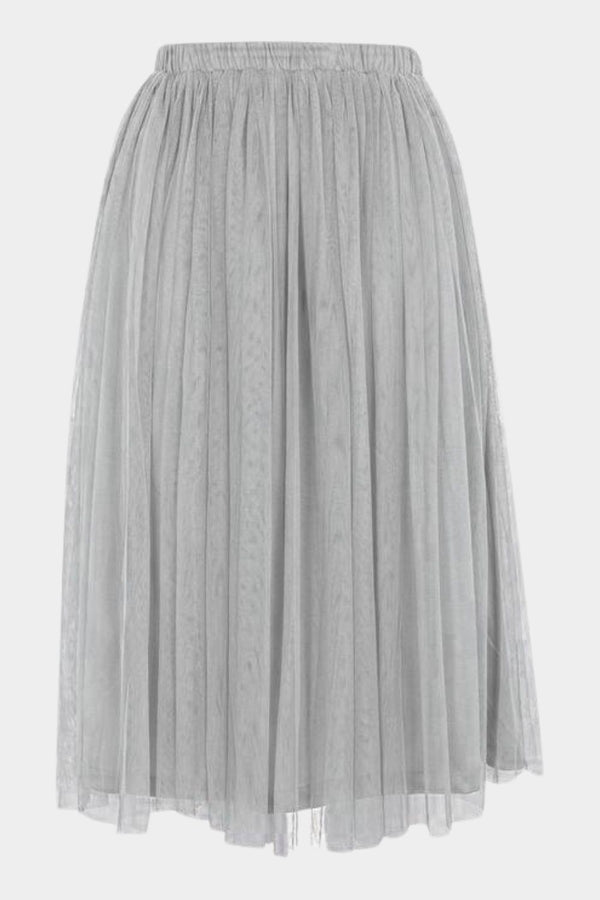 Merlin Grey Midi Skirt