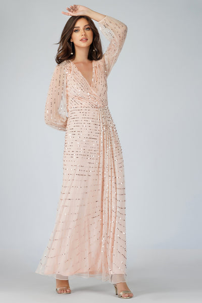 Embellished gown outlet uk