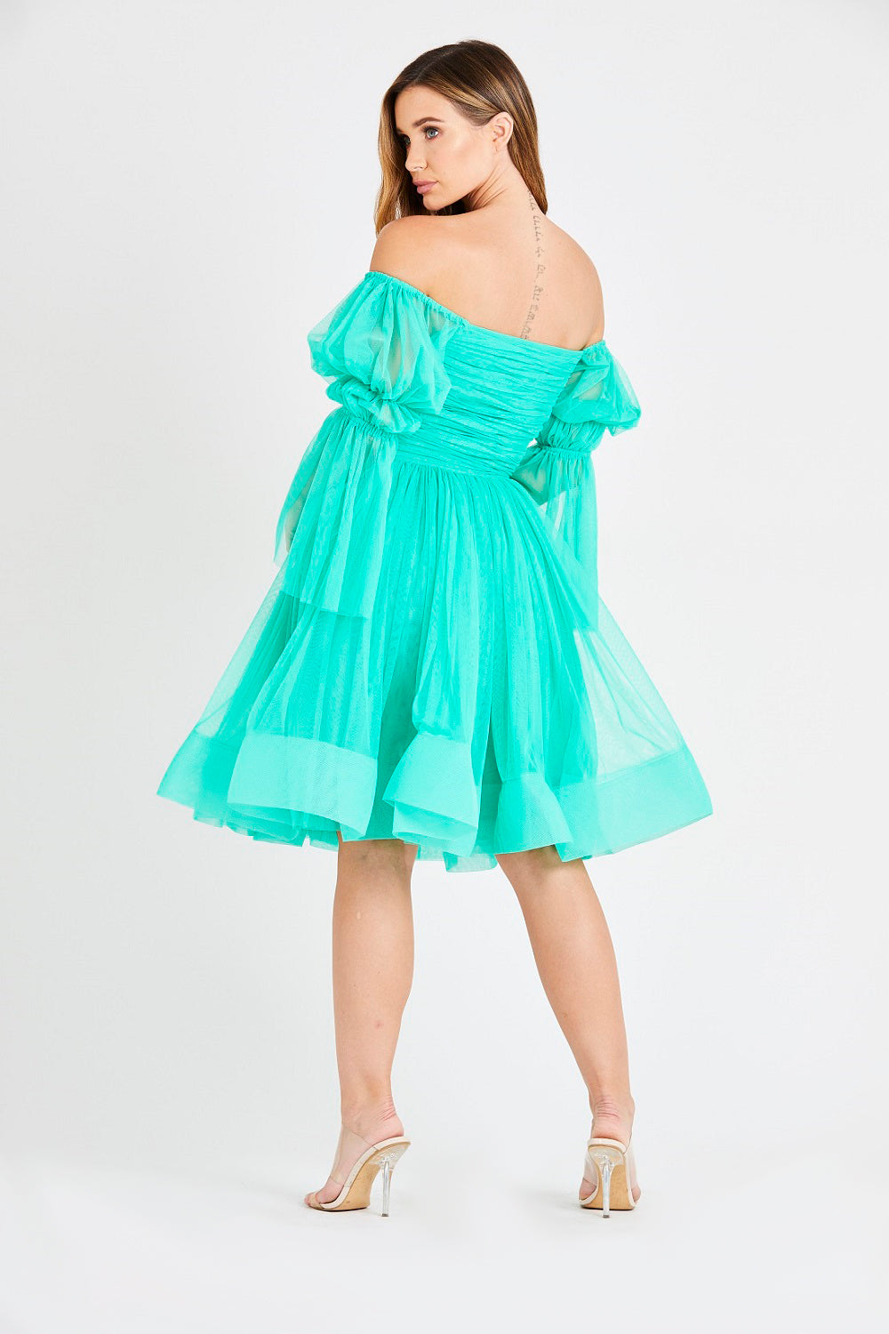 Amora Green Tulle Dress