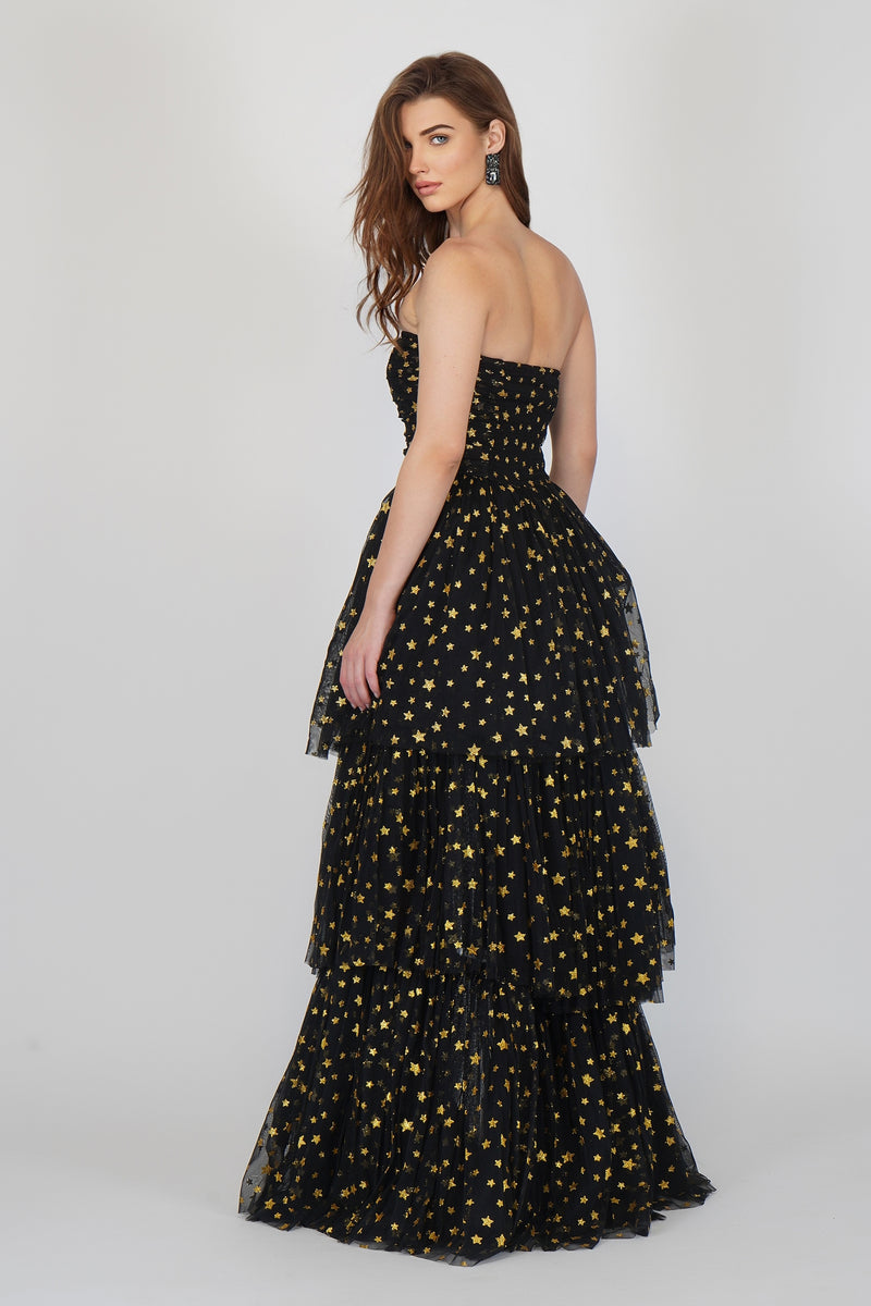 Black tulle shop star dress