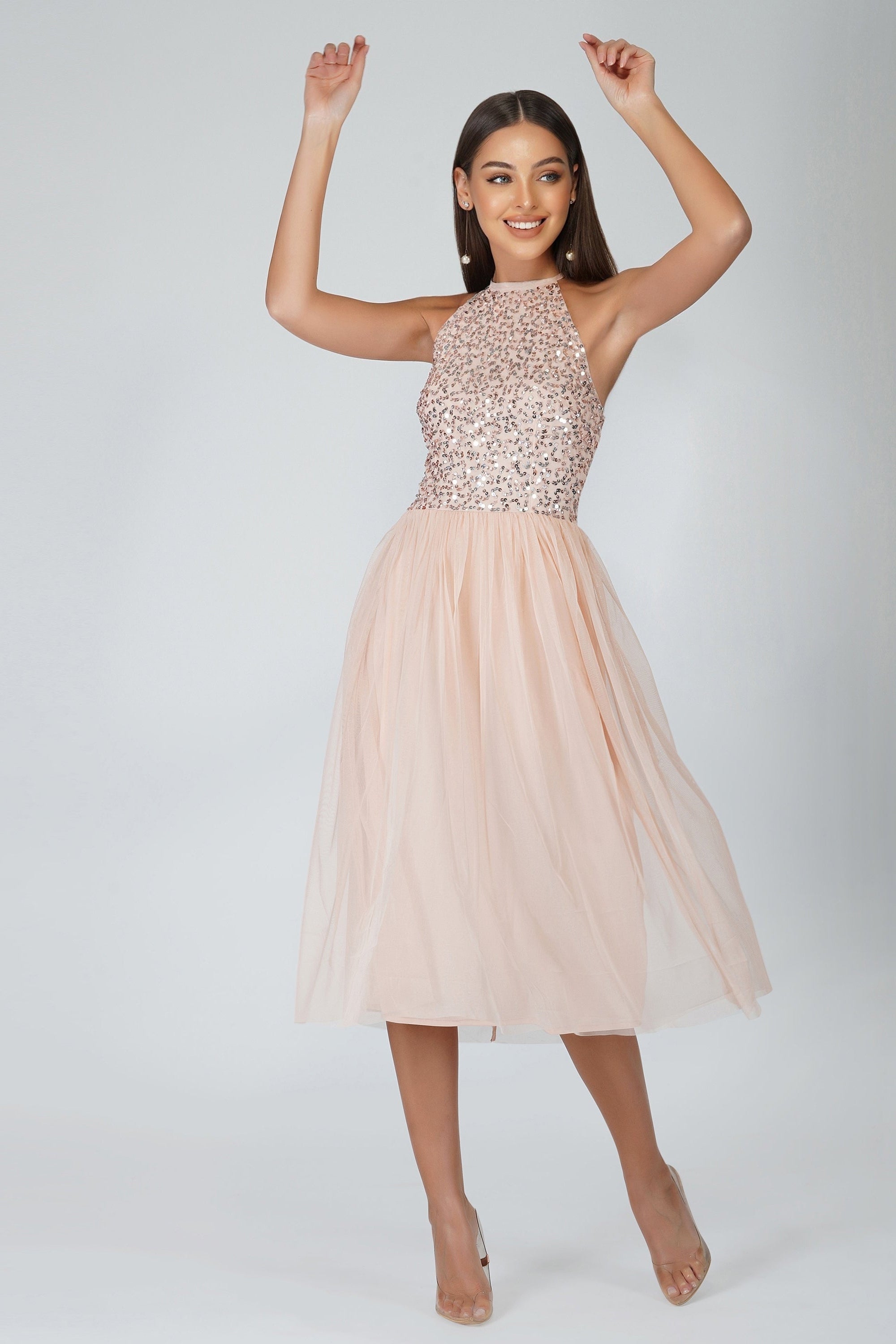 blush-pink-bridesmaid-midi-dress